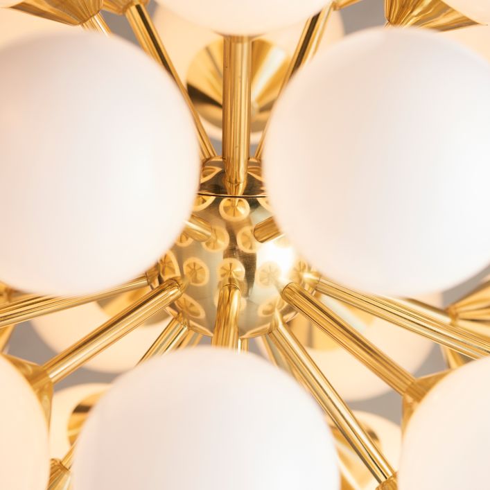 Oscar 28 Pendant Light Brushed Gold