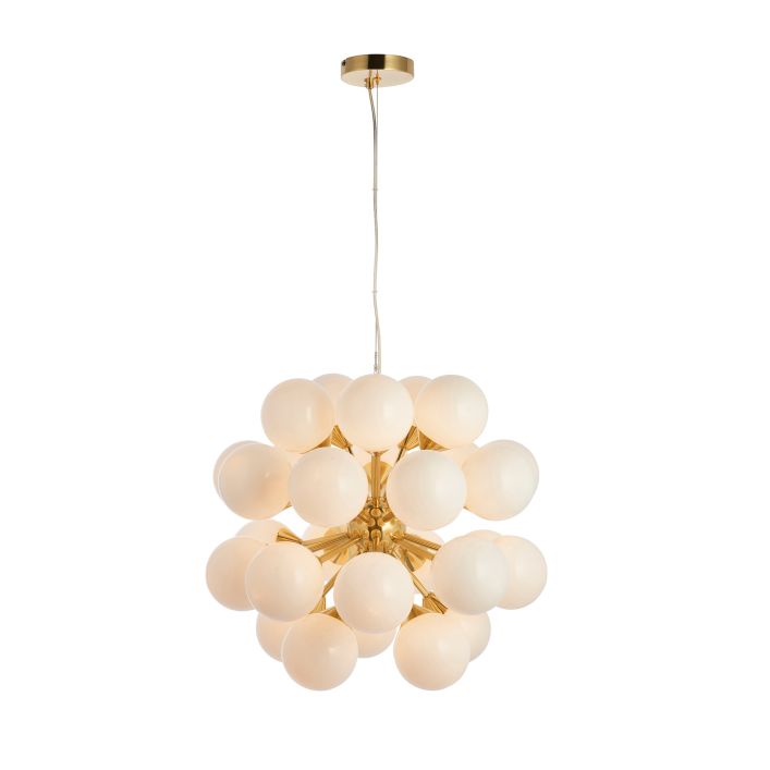 Oscar 28 Pendant Light Brushed Gold