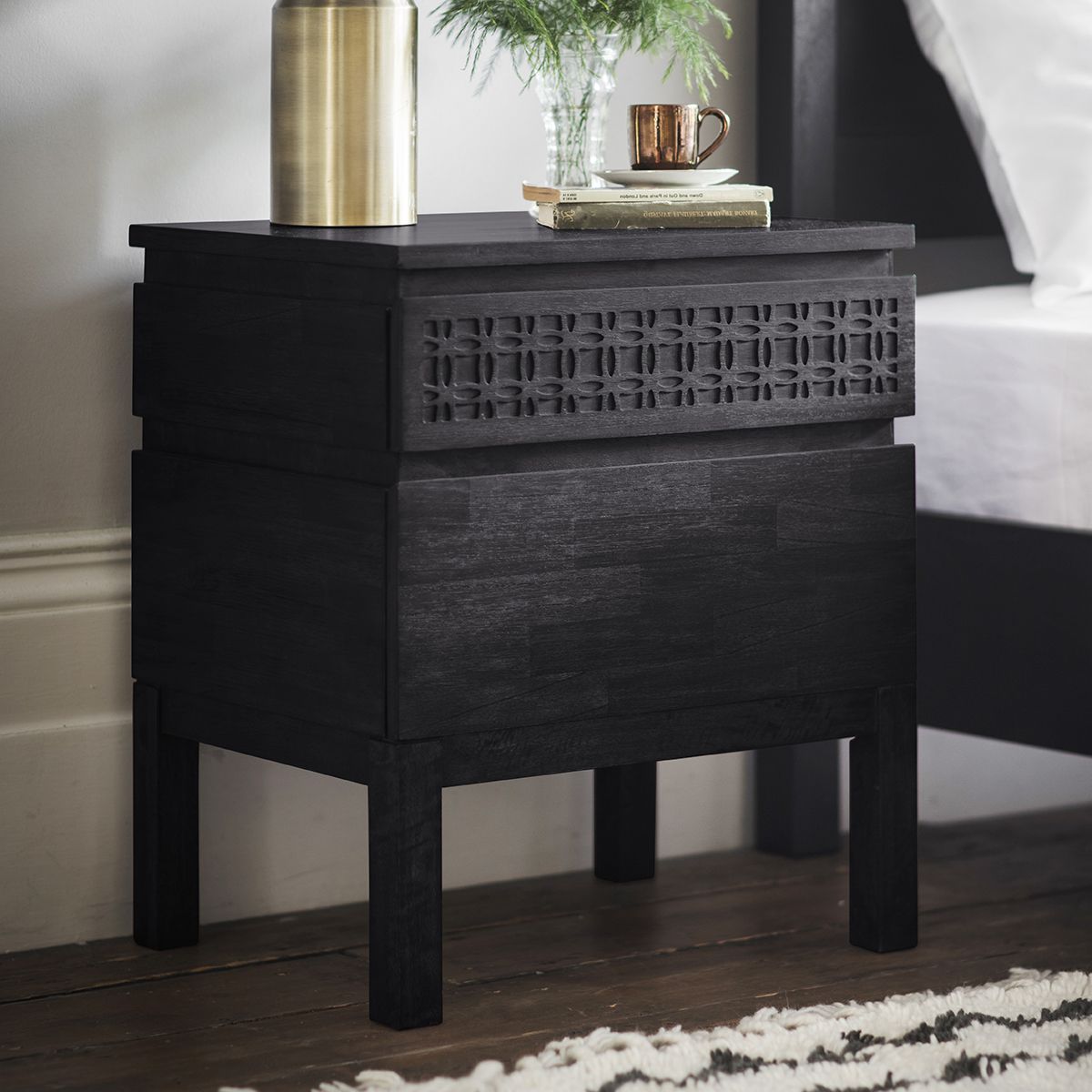 Bohemian Boutique Bedside 2 Drawer Chest