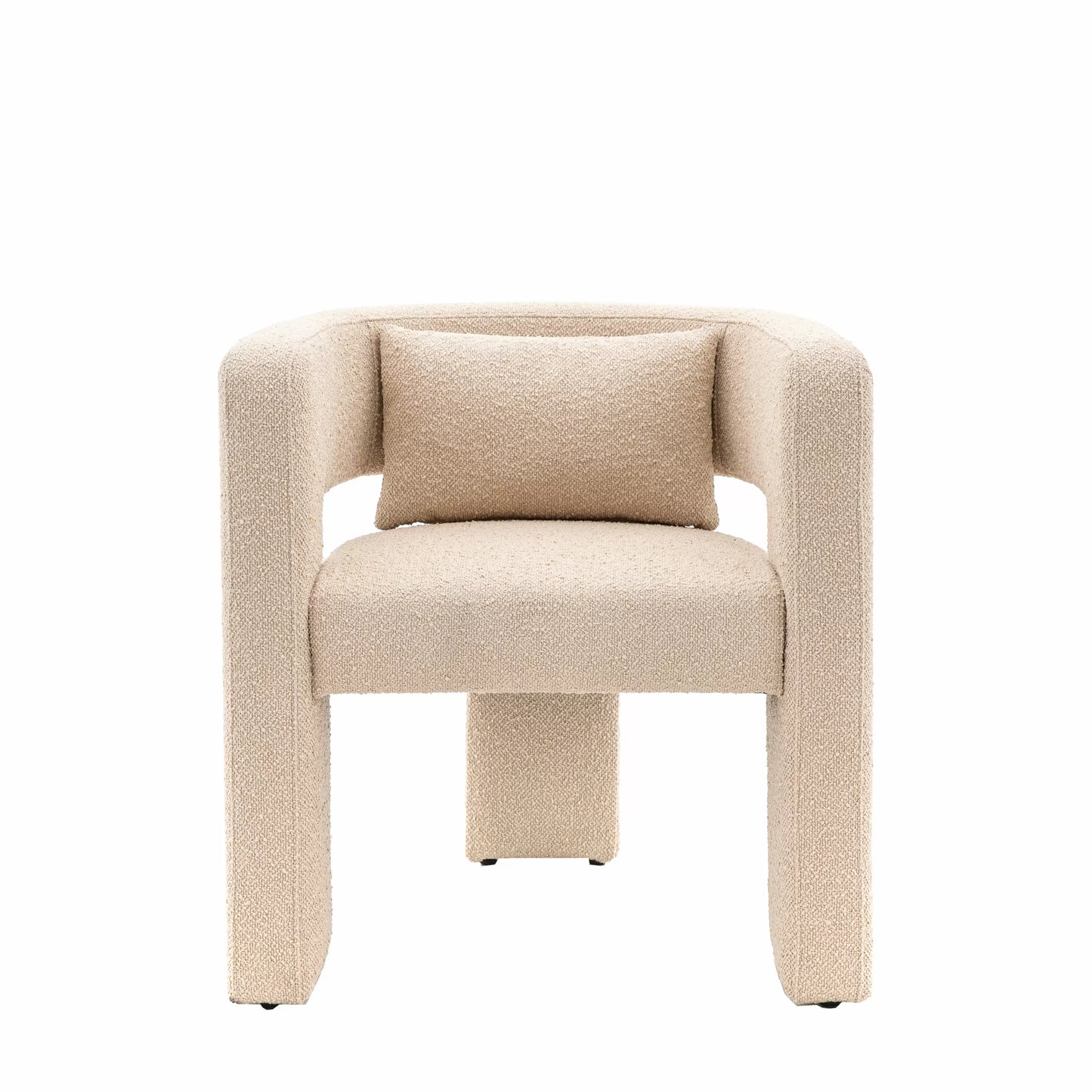 Alice Minimalist Neutral Armchair