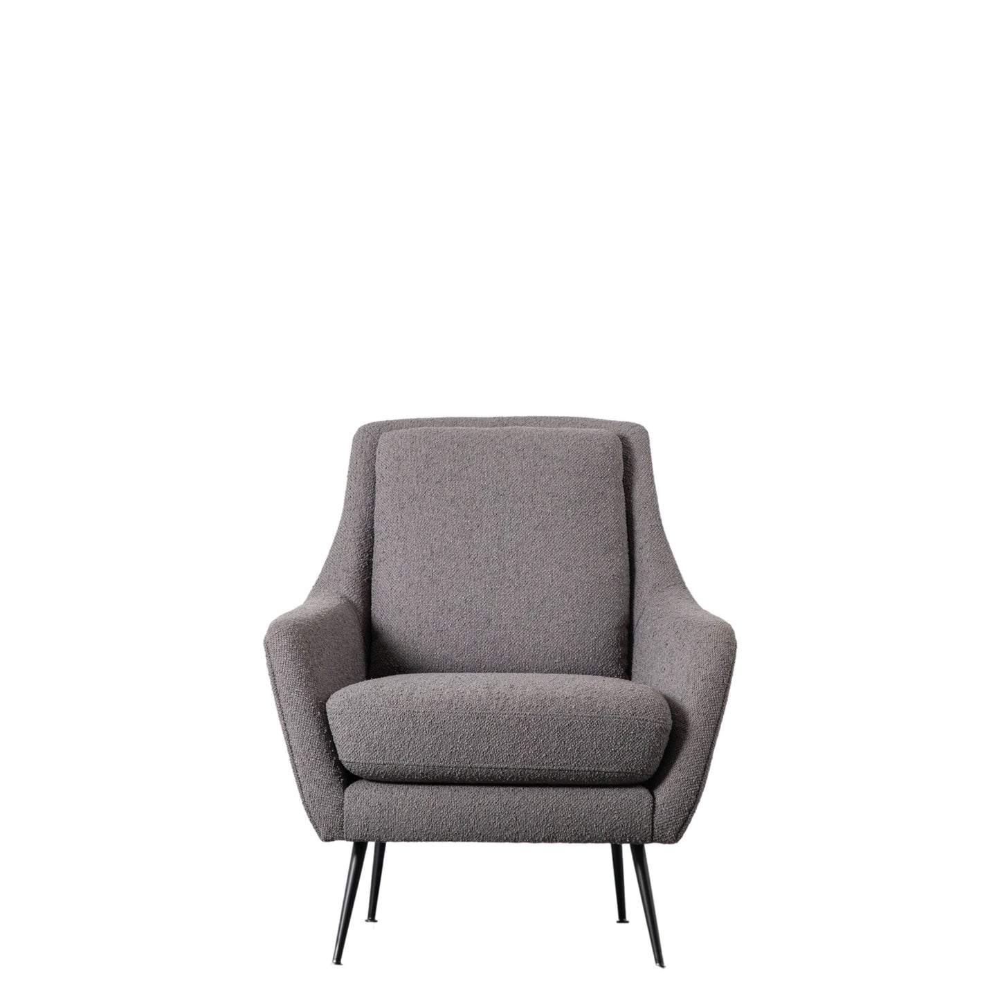 Cecilia Armchair Dark Grey Linen