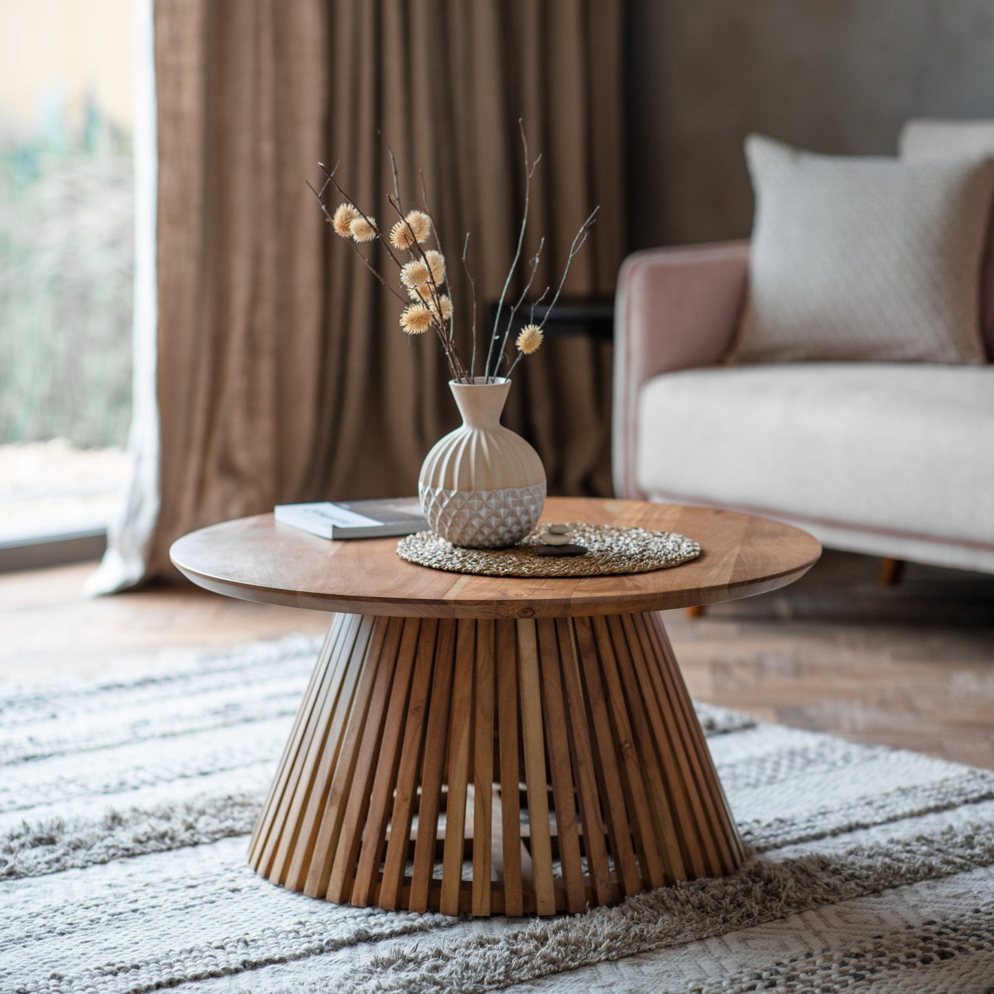 Brooke Slatted Coffee Table