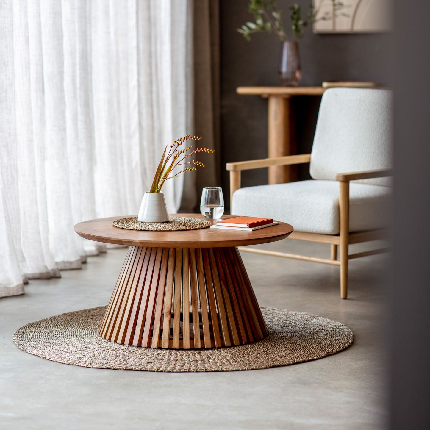 Brooke Slatted Coffee Table