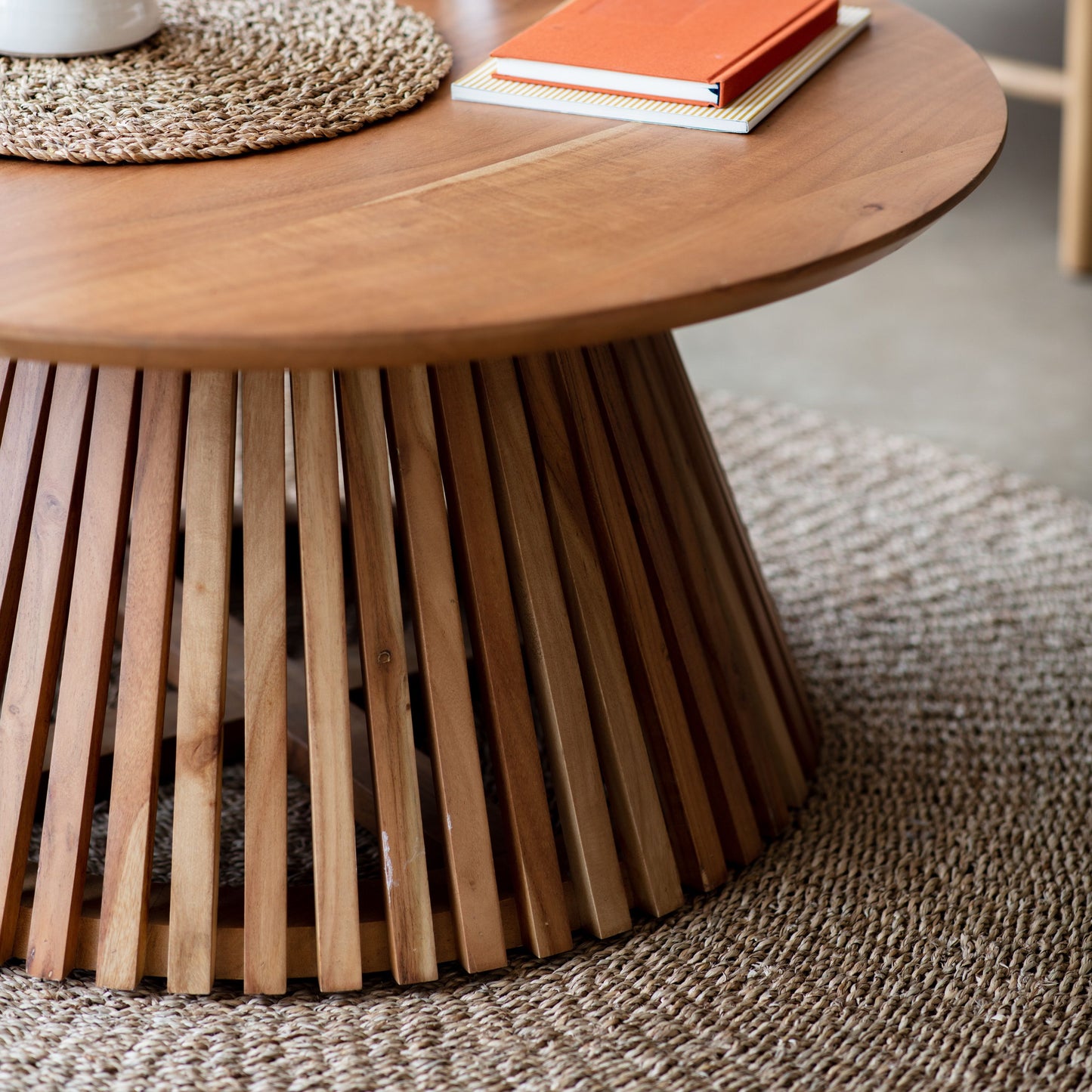 Brooke Slatted Coffee Table