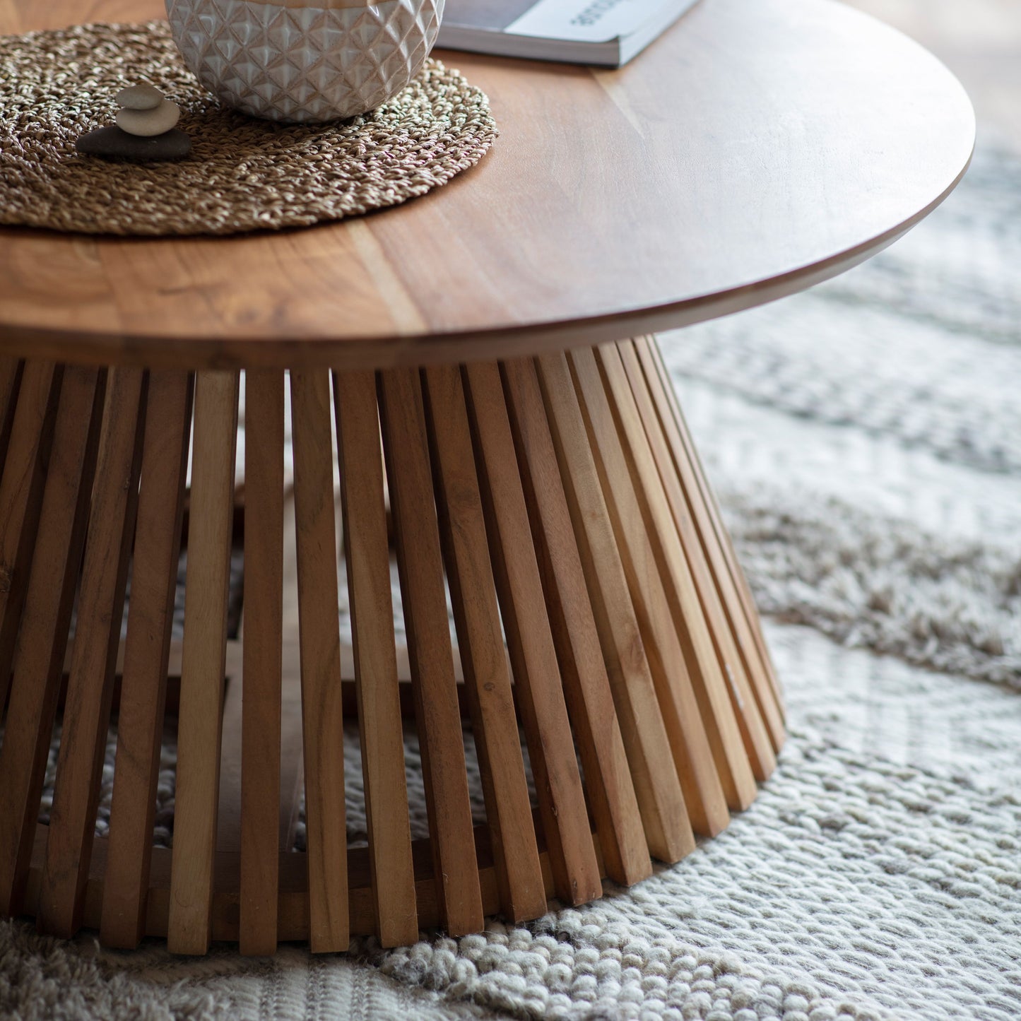 Brooke Slatted Coffee Table