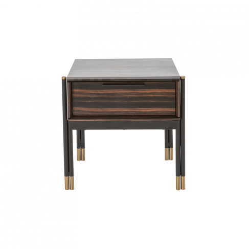 Bali Bedside Table Ebony