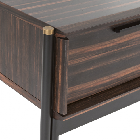 Bali Bedside Table Ebony