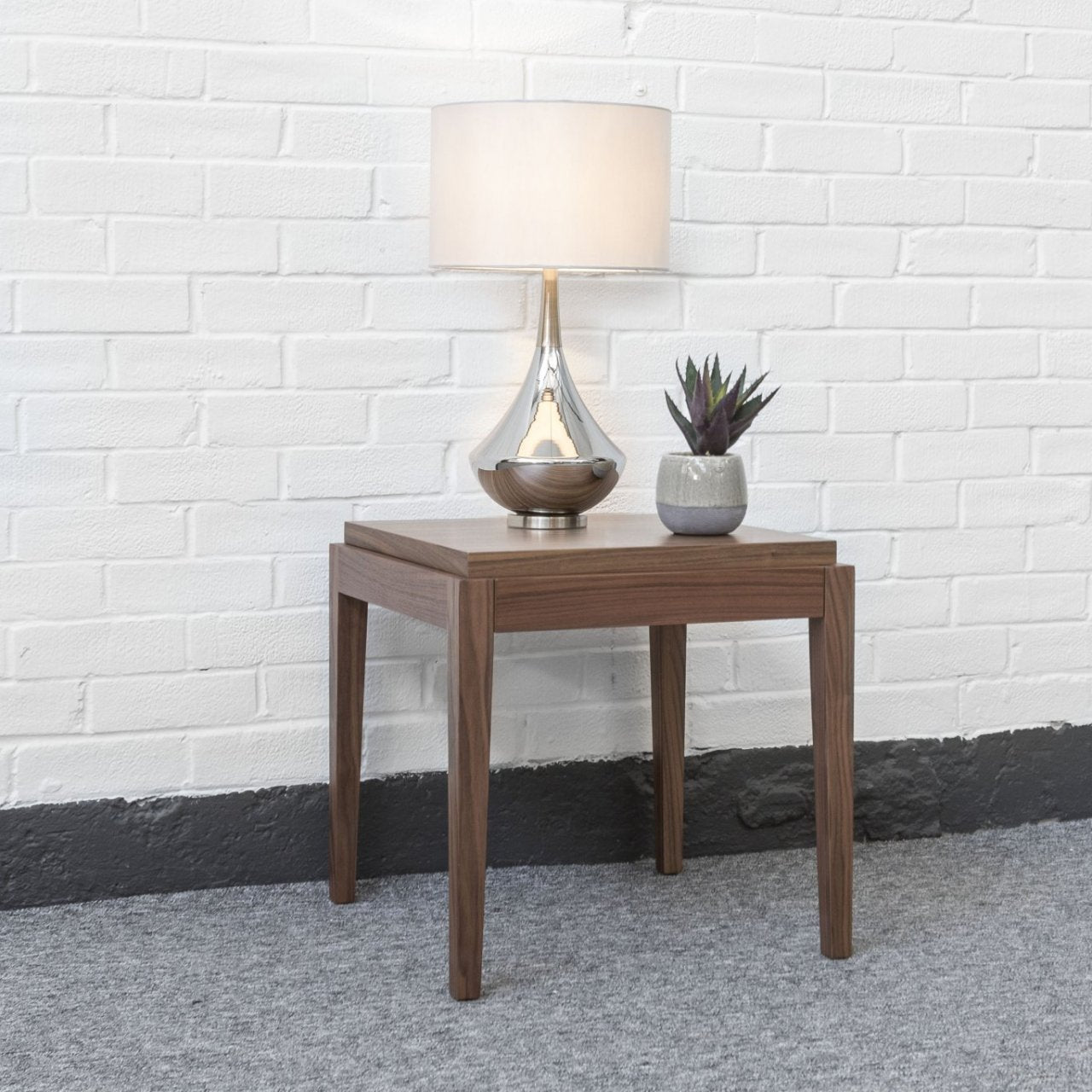 Peony Lamp Table Walnut