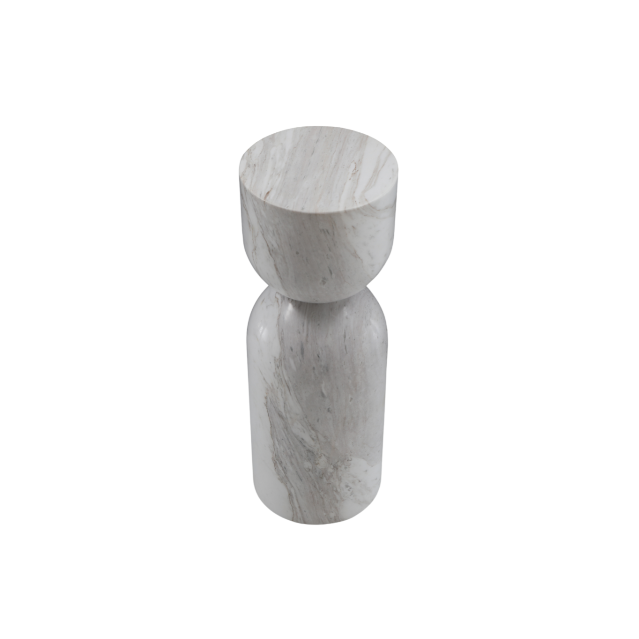 Salt Lamp Table White Marble