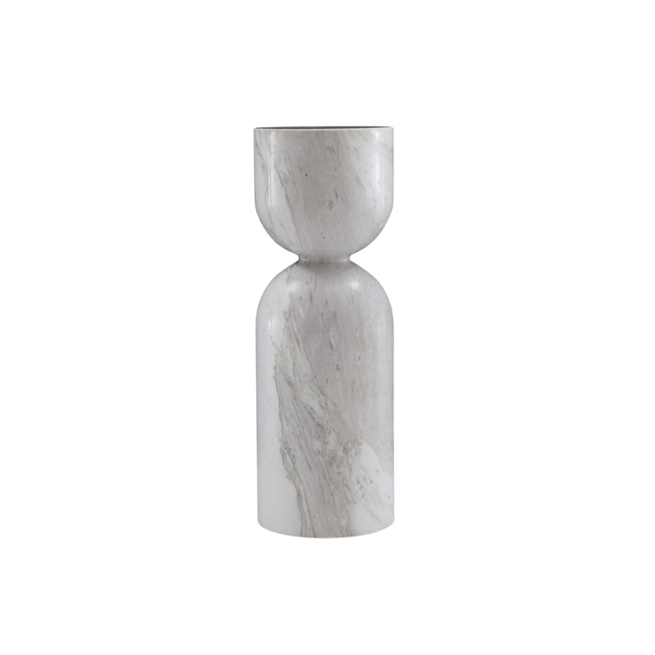 Salt Lamp Table White Marble