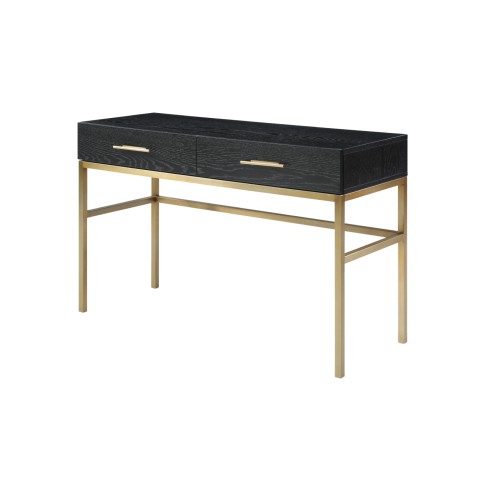 Tulip Dressing Table/Desk Wenge (Black Stained Oak)