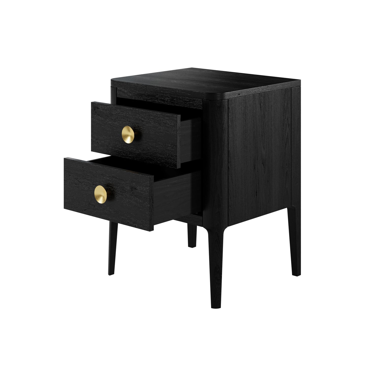 Abberley Bedside Table Black