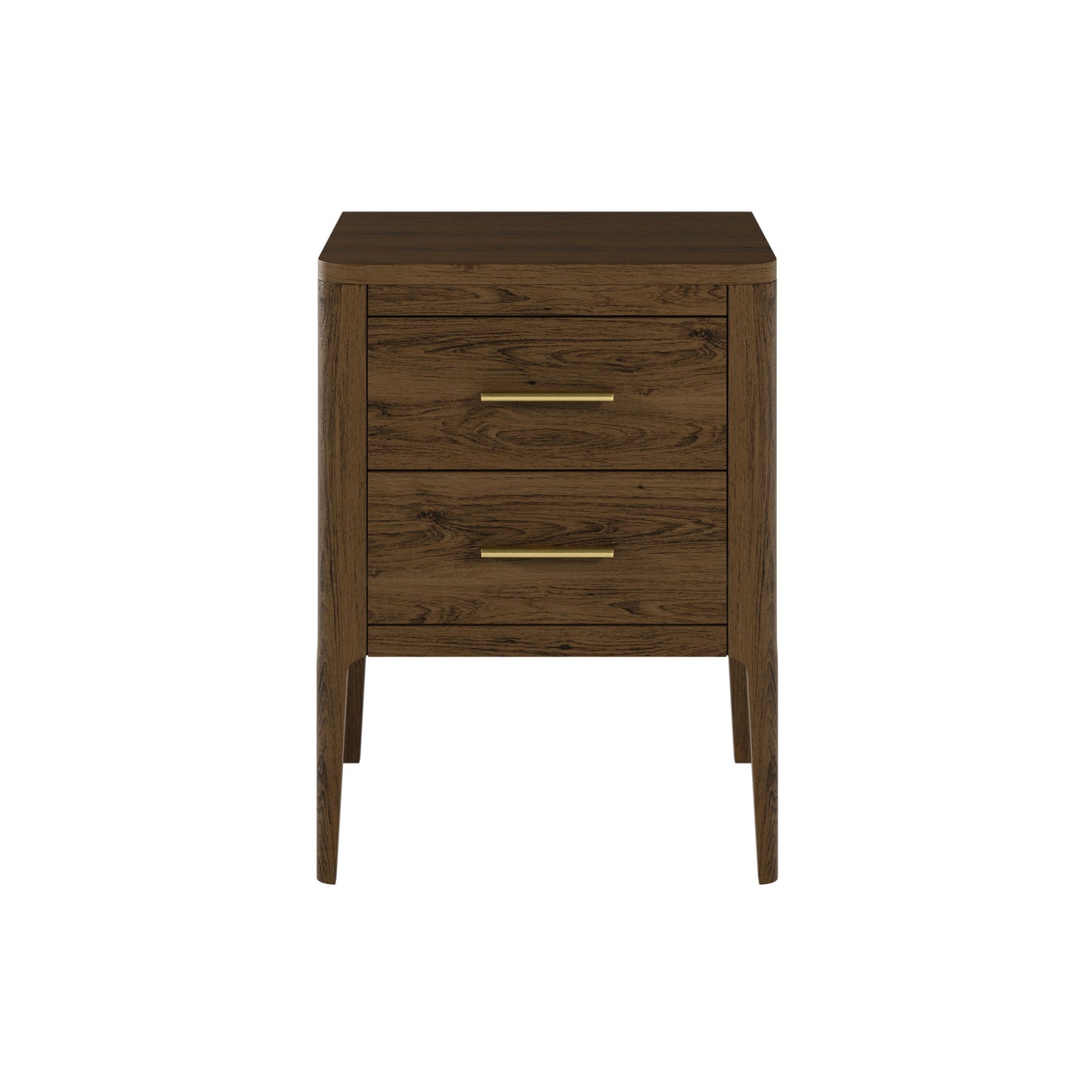 Abberley Bedside Table Brown Stained Solid Oak