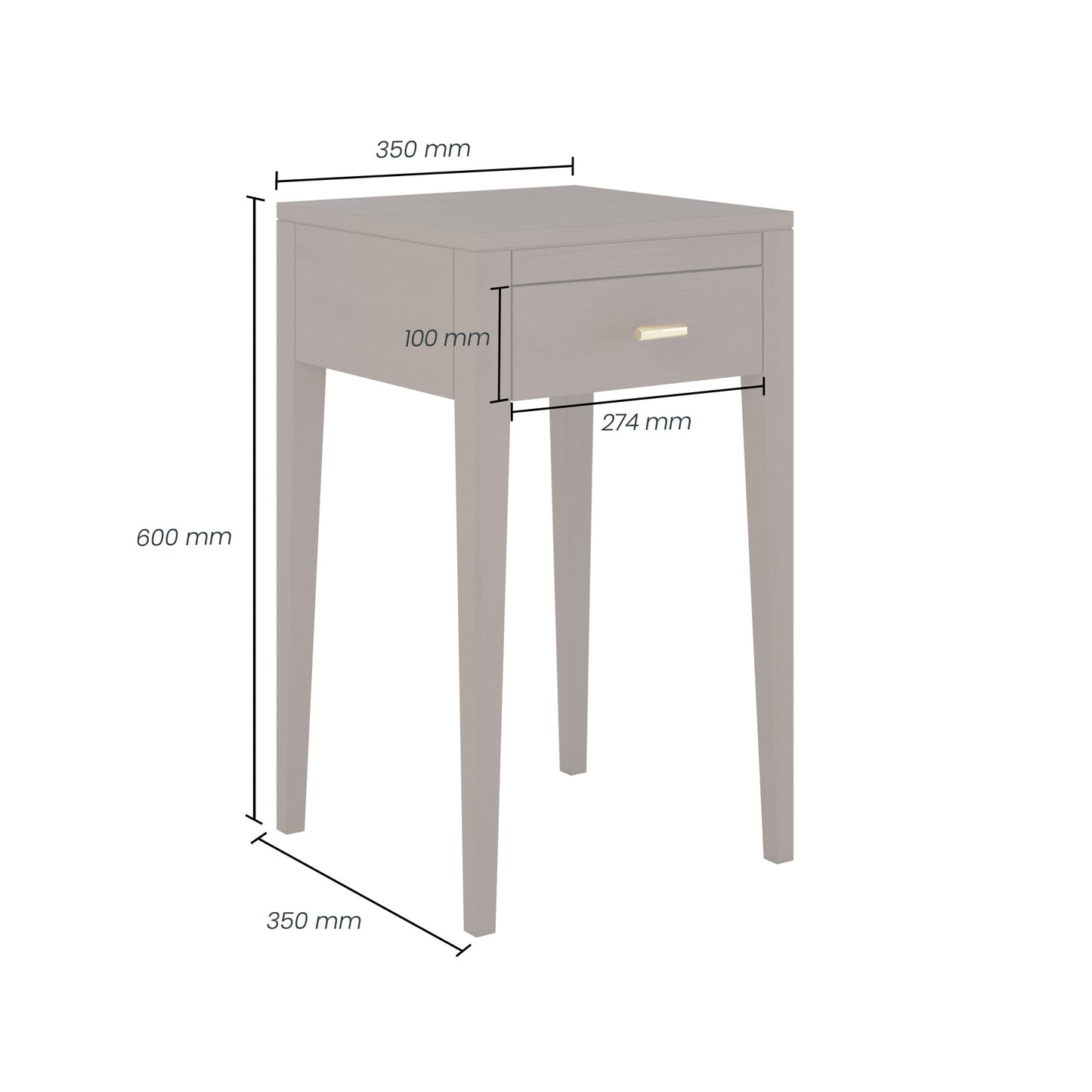 Hanley Bedside | Clay