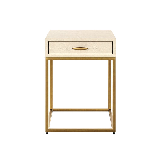 Hampton Bedside | Ivory Shagreen