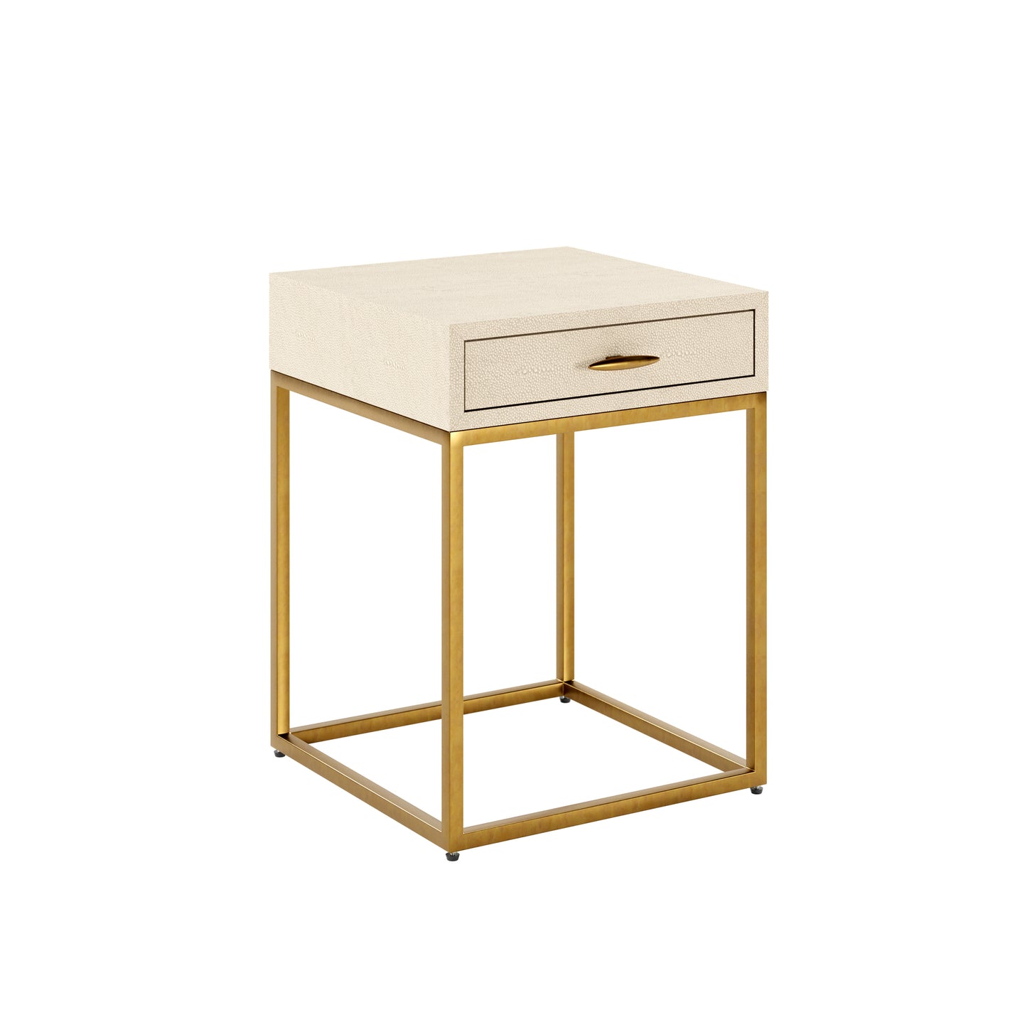 Hampton Bedside | Ivory Shagreen