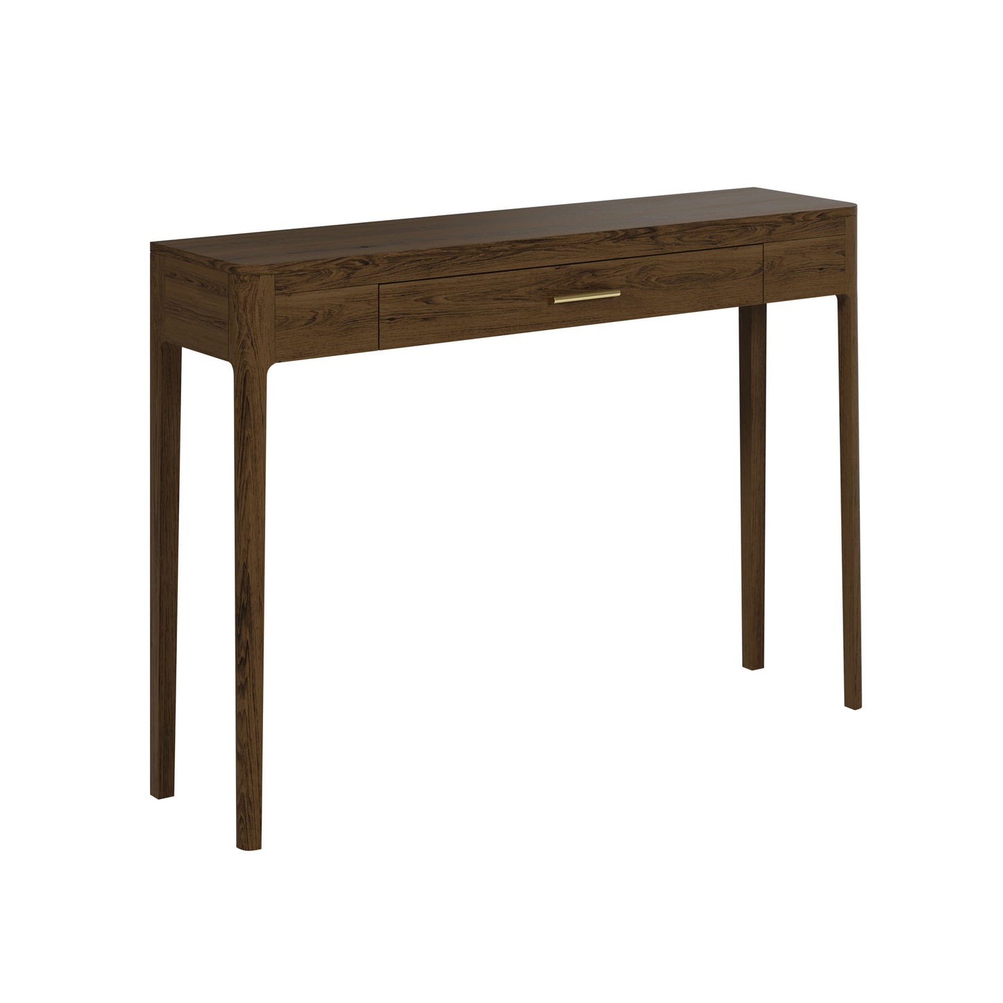 Abberley Console Brown Stained Solid Oak