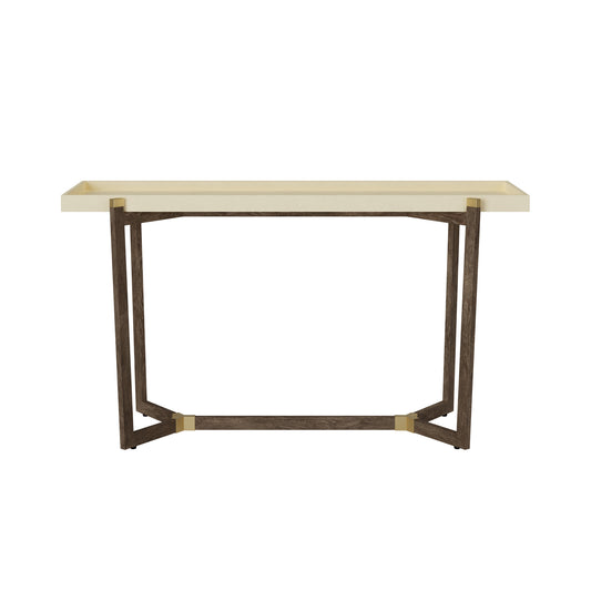 Hambledon Console | Cream Shagreen