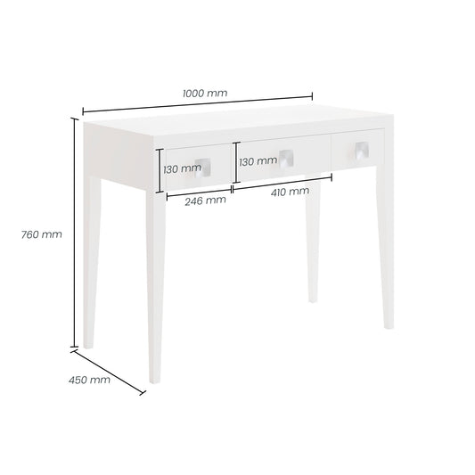 Tunworth Console Birch Wood White