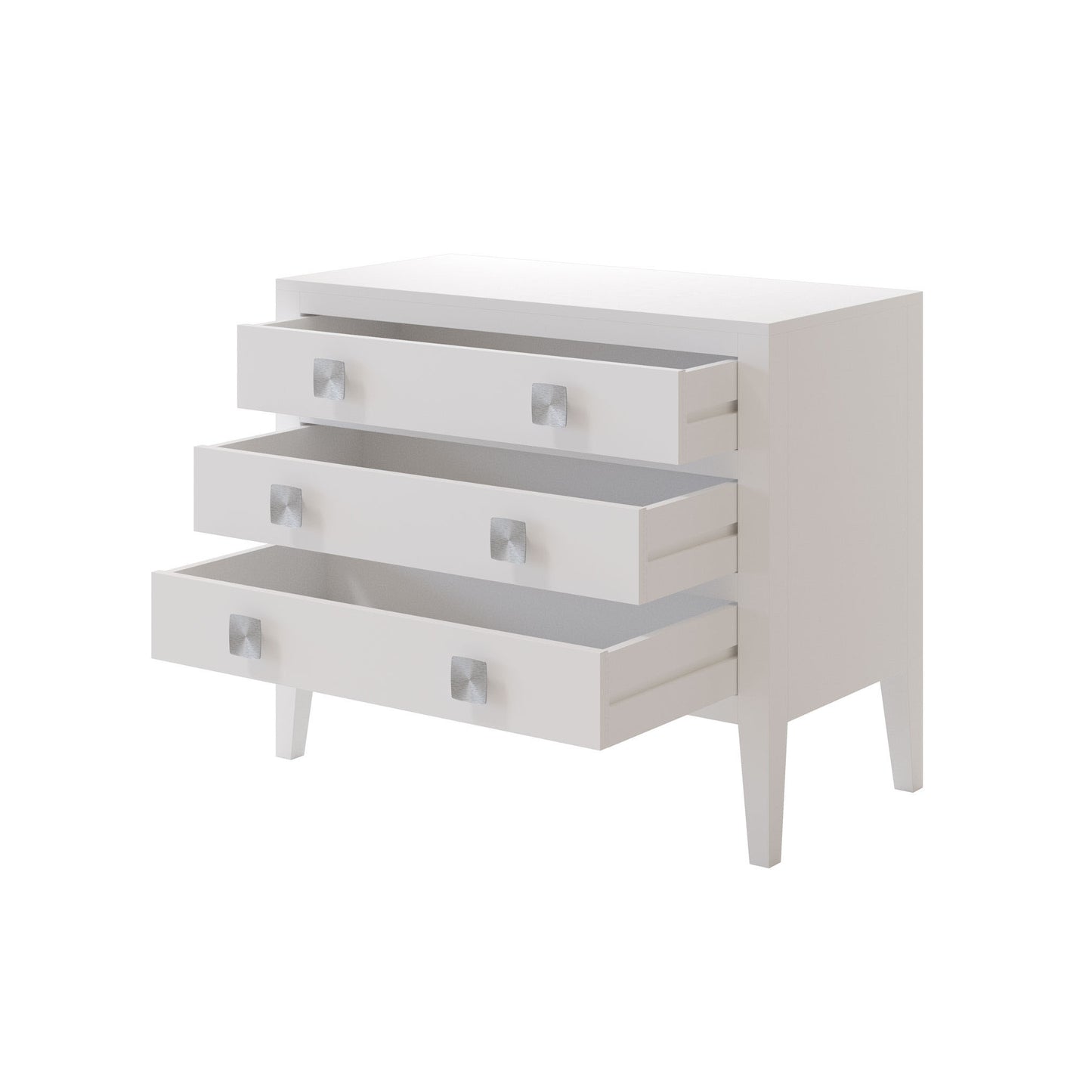 Tunworth White Birch Wood Chest of Drawers