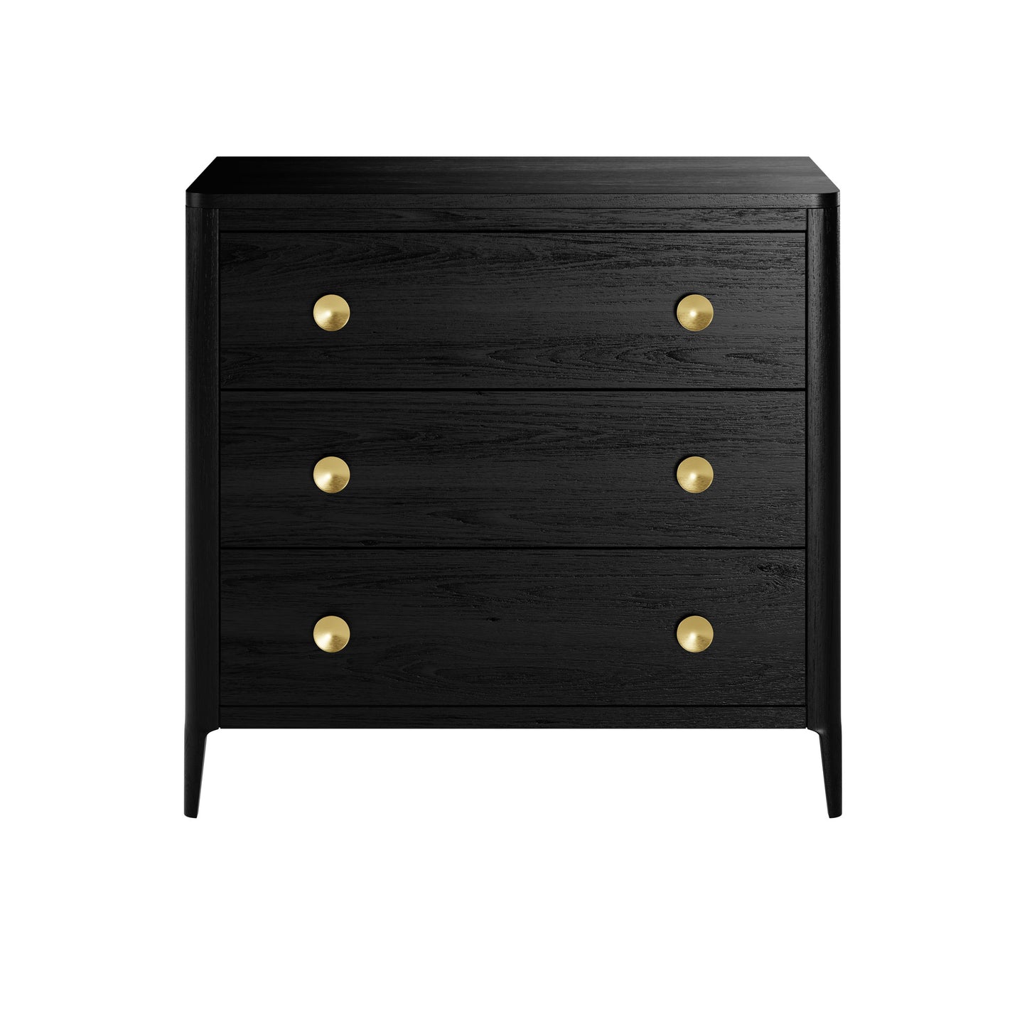 Abberley Chest of Drawers Black Stained Oak