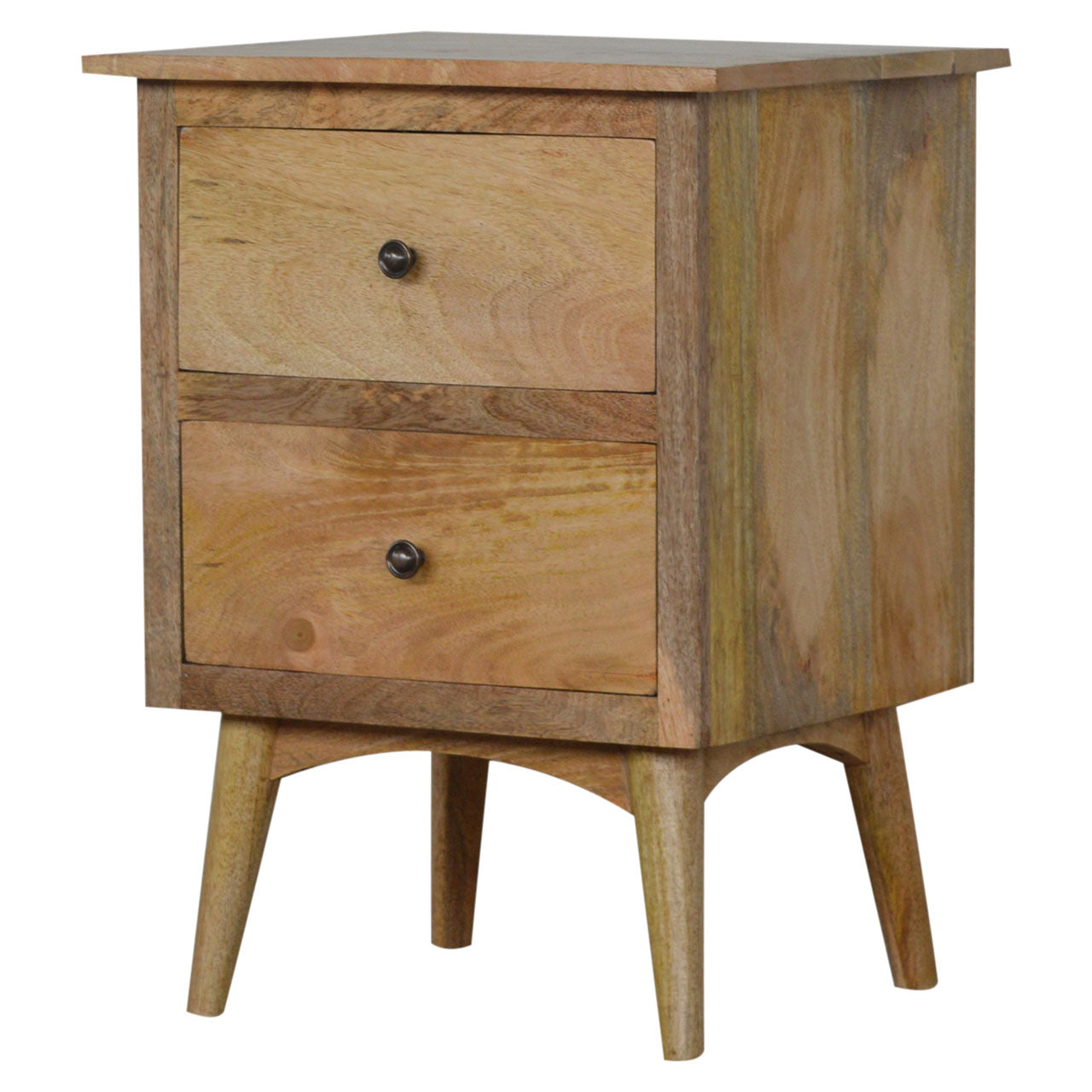 Nordic Style Bedside Table with 2 Drawers