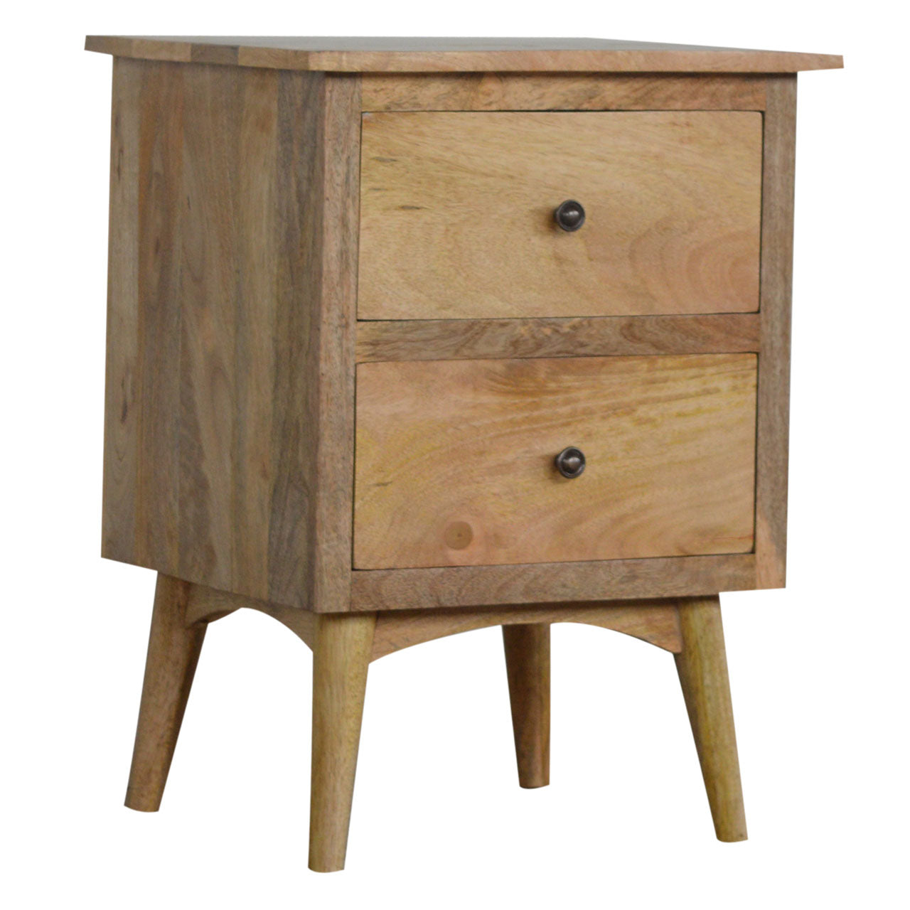 Nordic Style Bedside Table with 2 Drawers