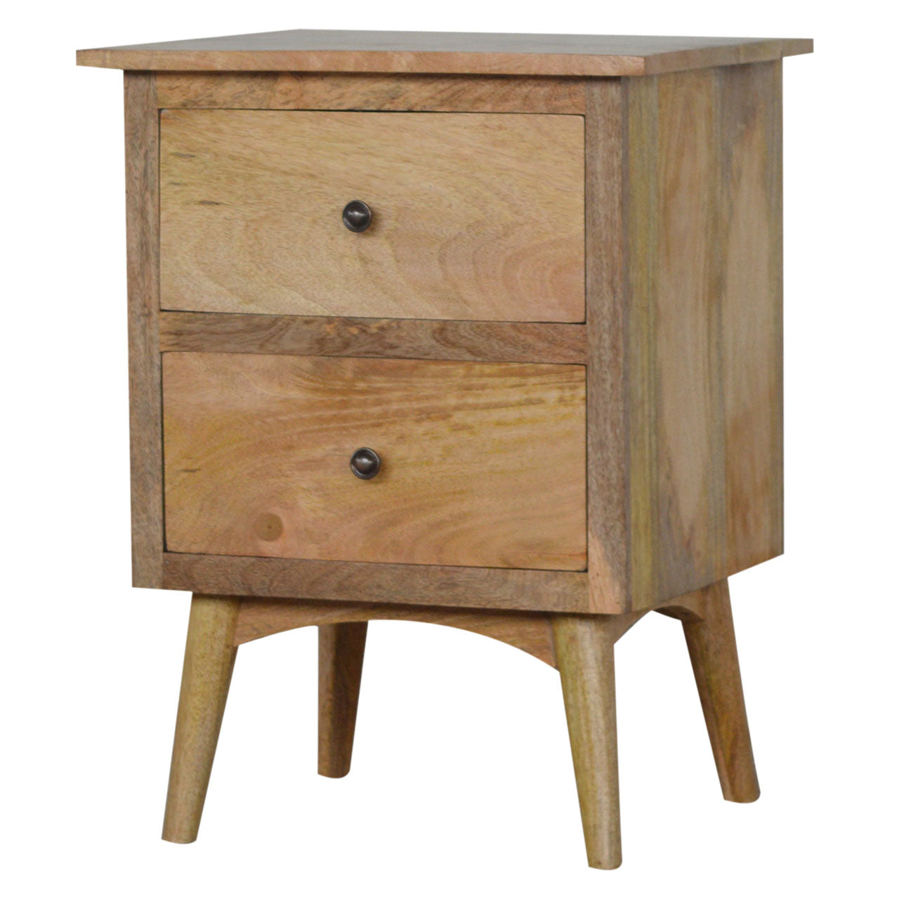 Nordic Style Bedside Table with 2 Drawers