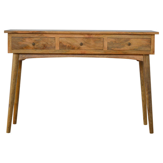 Nordic Style Console Table with 3 Drawers