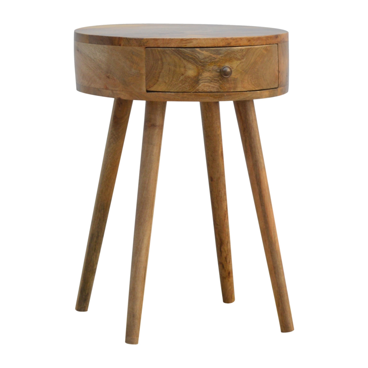 Nordic Circular Shaped Bedside Table