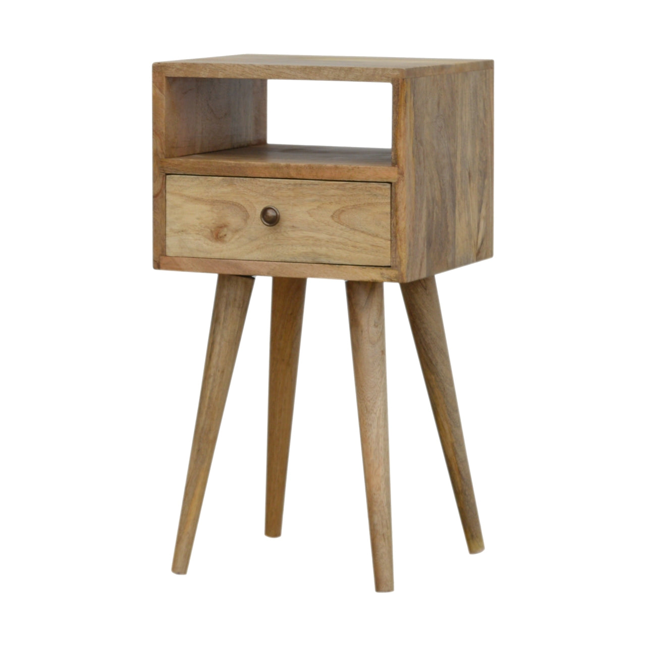 Petite Oak-ish Bedside Table