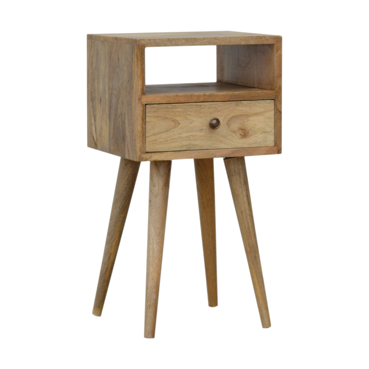 Petite Oak-ish Bedside Table