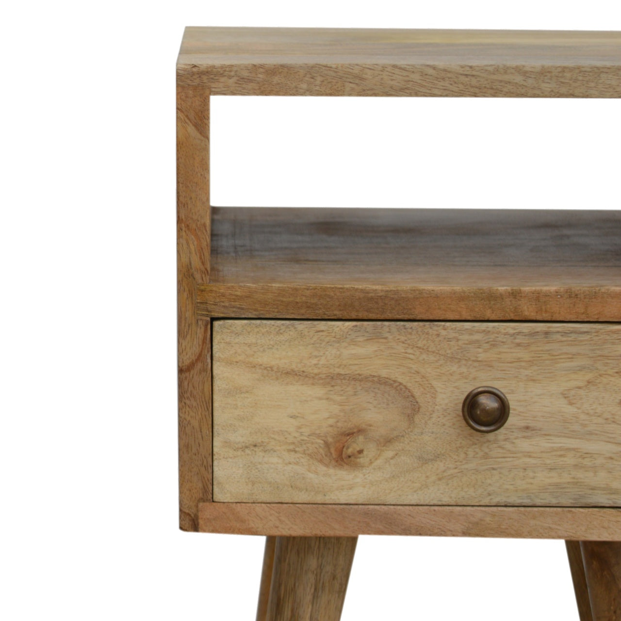 Petite Oak-ish Bedside Table