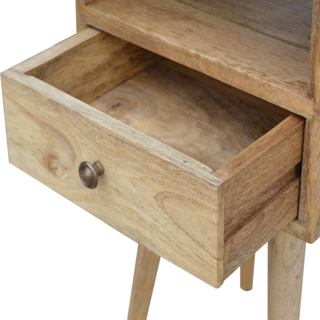 Petite Oak-ish Bedside Table