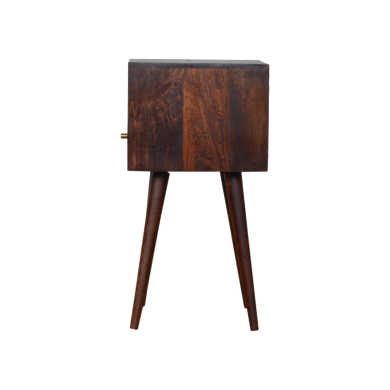 Petite Cherry Finish Bedside Table