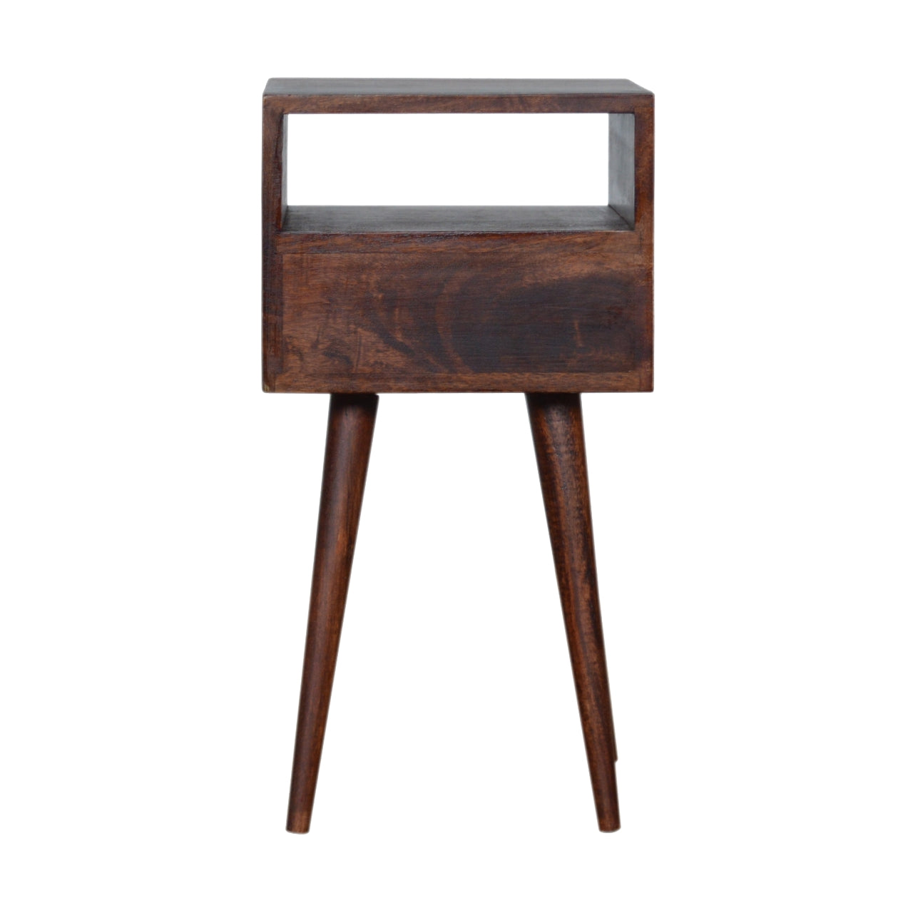 Petite Cherry Finish Bedside Table