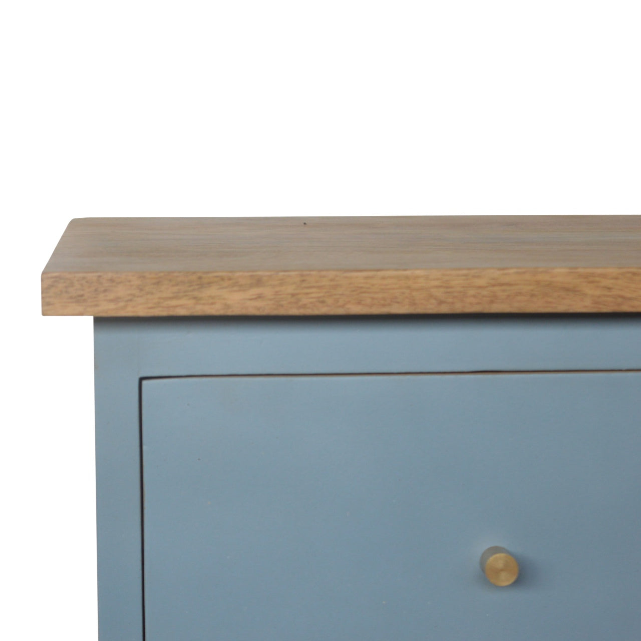 Blue Hand Painted Bedside Table