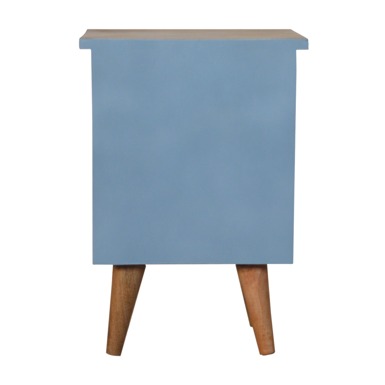 Blue Hand Painted Bedside Table